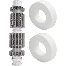 9985006 Wheel Tube With 9980892 Brush & 6101611-R4 Climbing Rings For DOLPHIN Robotic Pool Cleaner, Fits M400/M200/M500, Nautilus/CC Plus, Bottom Scrubbing Brush, Track Drive Wheel Replacement