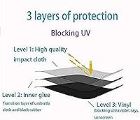 Vista 3 de Sombrillas plegables compactas de viaje, sombrilla para sol y lluvia con material de floración Met Water Blomssom