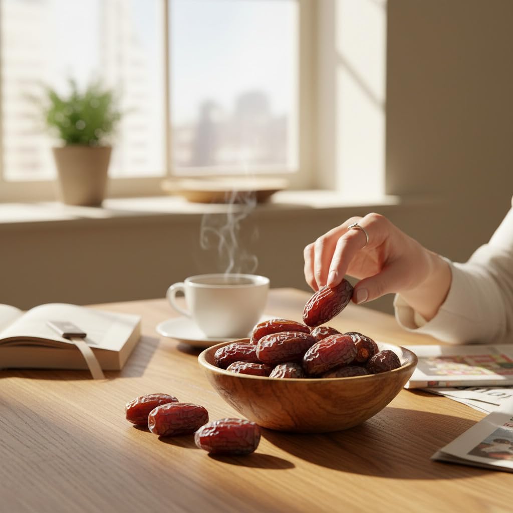 Datteln Medjool Medjoul Kiste Deglet Nour 5 kg vegan fruchtiger honigsüßer Geschmack