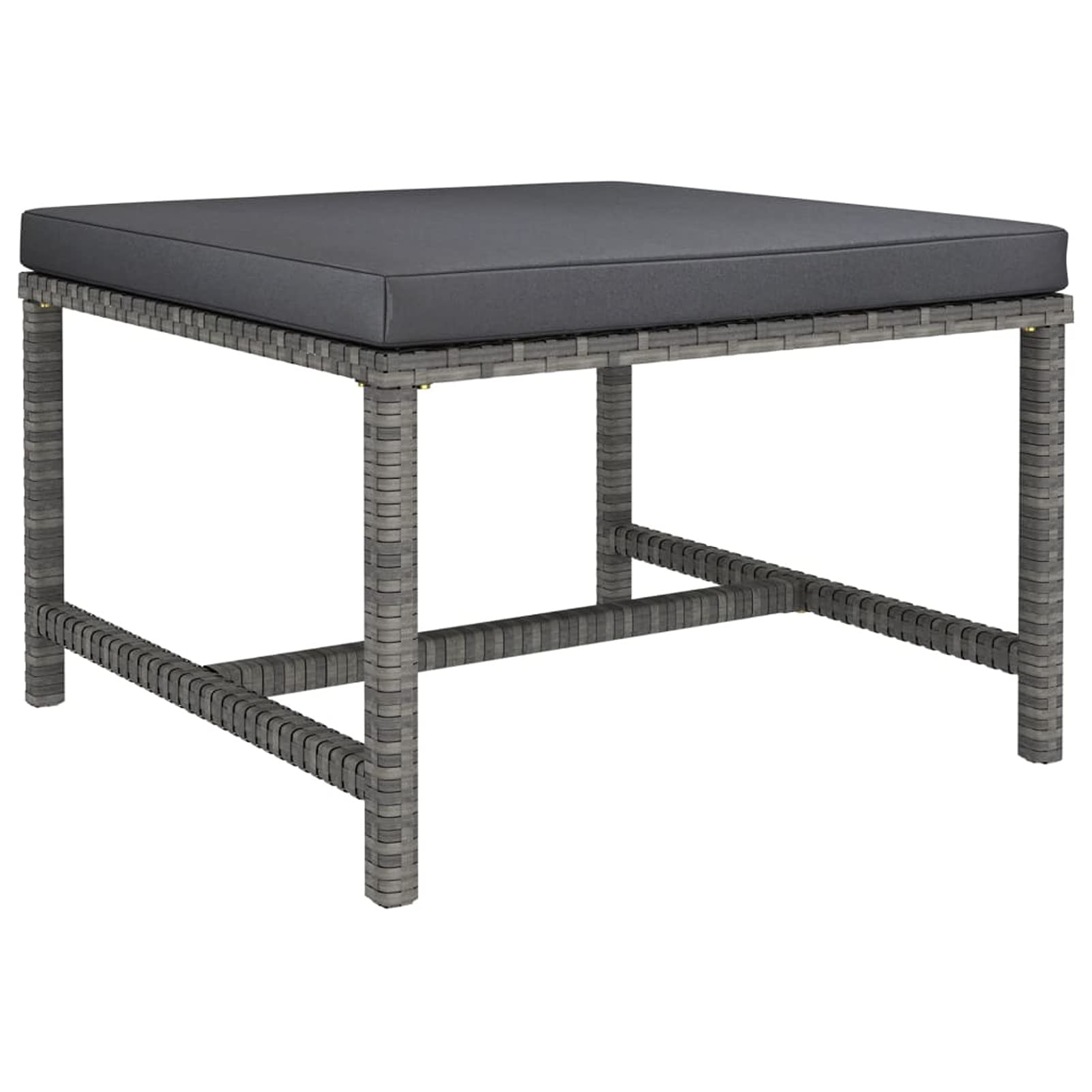 Lechnical Salotto da Giardino Divanetto Esterno Set Set Divani da Giardino Divano da Divani da Giardino Set Divani da Giardino 4 pz con Cuscini in Polyrattan Grigio b
