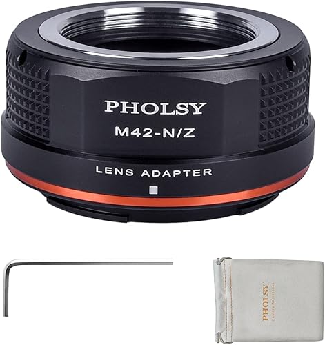 Miniatura 11 de PHOLSY Adaptador de Montura de Lente FTZ con Anillo de Control de Apertura para Lentes Nikon F (Tipo G) a Cuerpo de Cámara Nikon Z Compatible