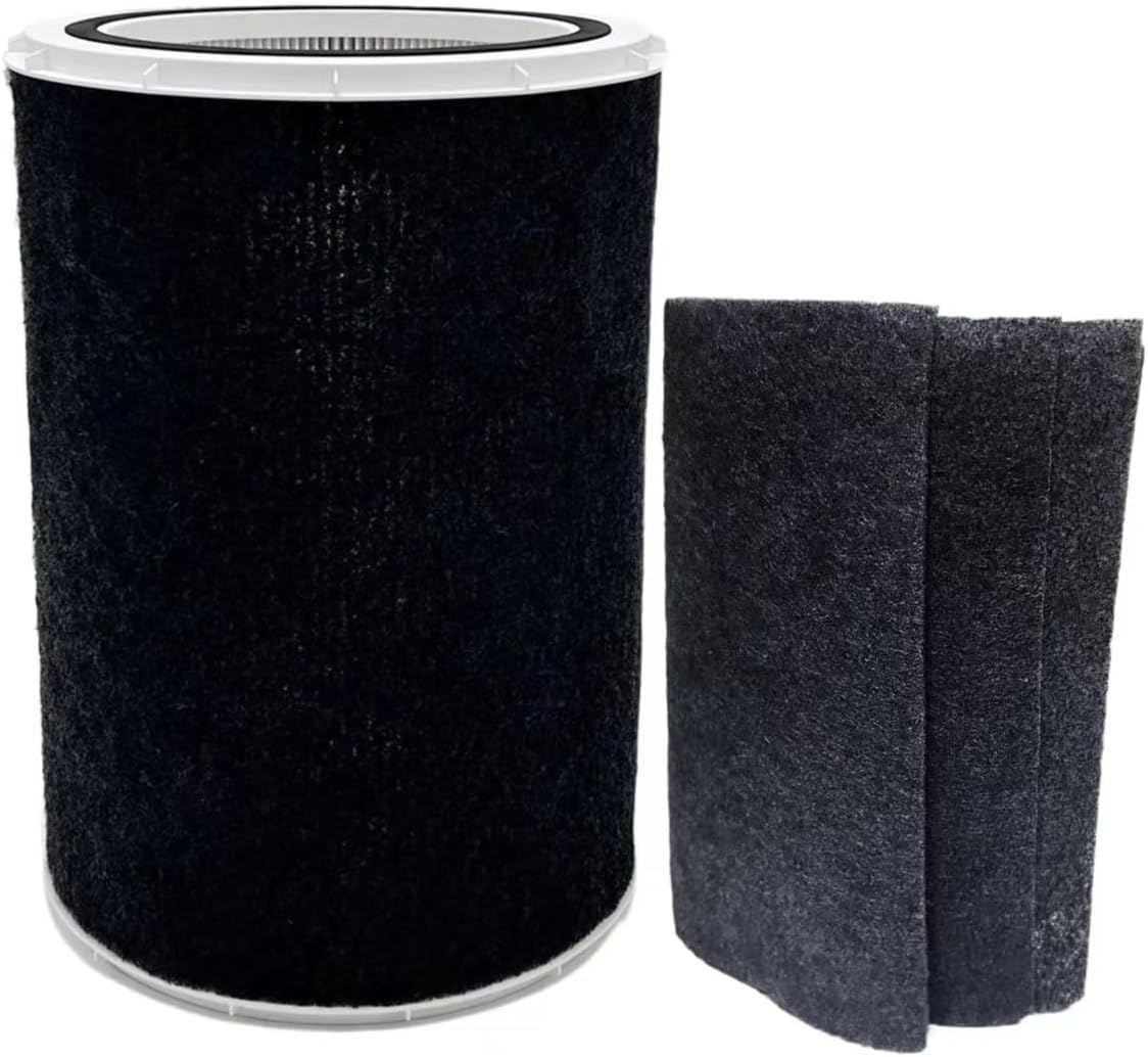 FLT5800 Replacement H13 HEPA Filter Compatible with G-ermGuardian AP5800W Air Purifier, 1 HEPA + 4 Carbon Pre-Filters