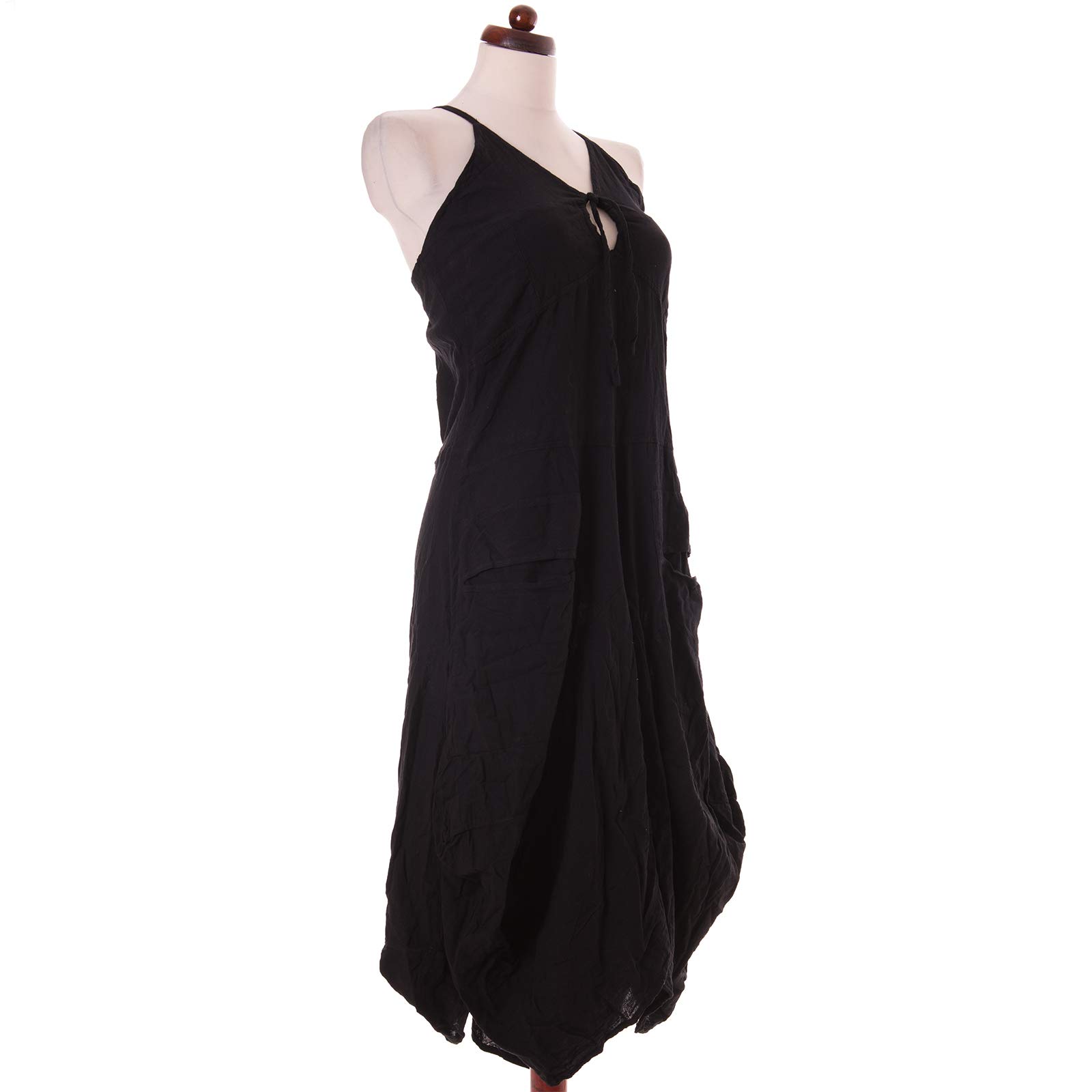 Vishes - Alternative Bekleidung - Lagenlook Ballonkleid mit verstellbaren Trägern