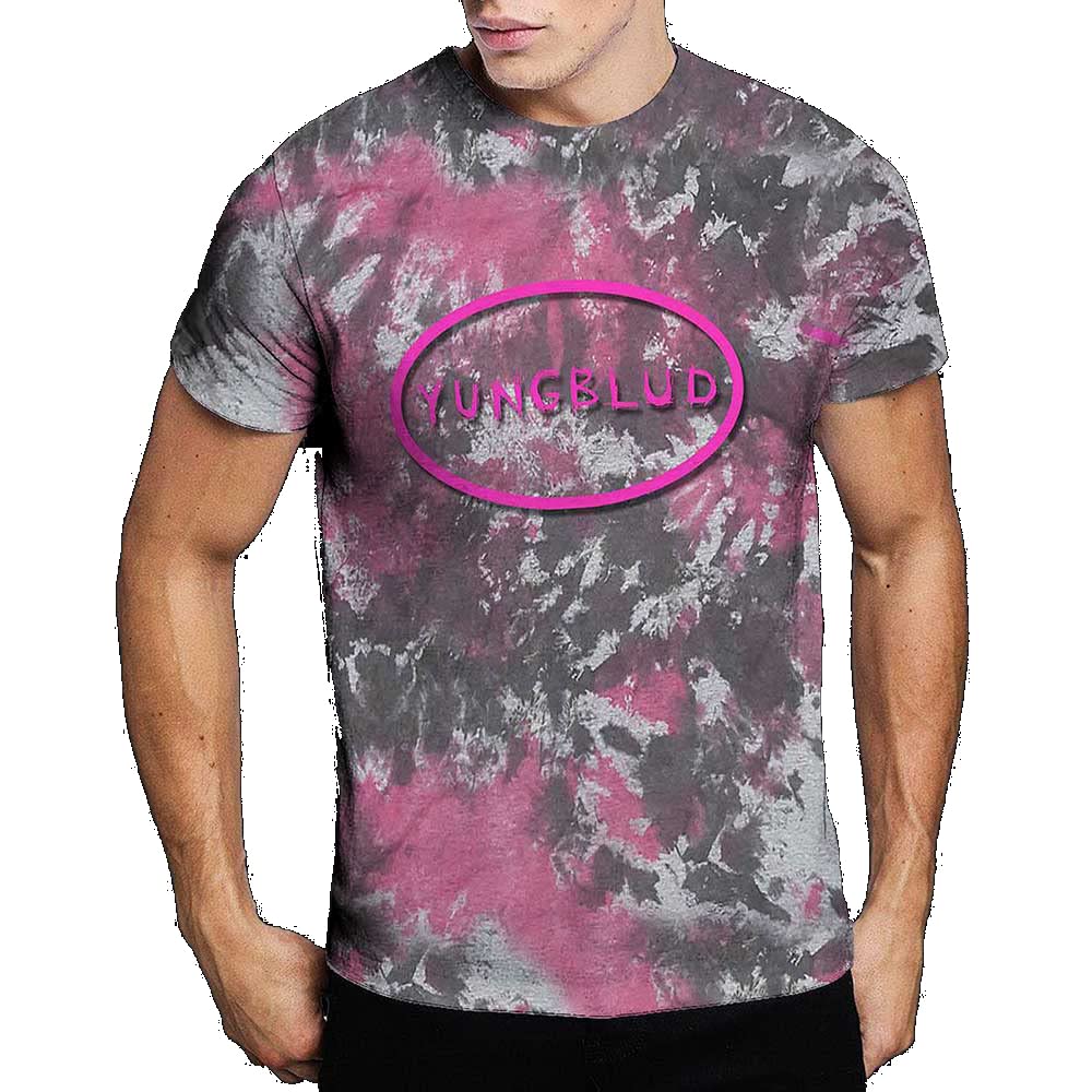 Yungblud Scratch Logo Oval Official Tee T-Shirt Mens Unisex