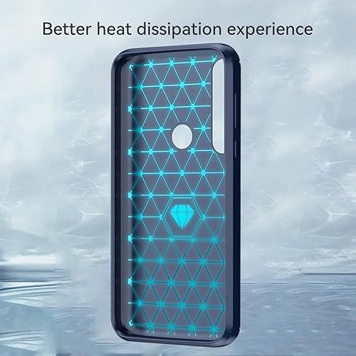 Miniatura 4 de Sidande Funda para Poco X3 NFCPoco X3 ProPoco X3, funda ultra delgada para teléfono con absorción de golpes de fibra de carbono TPU caucho fundas