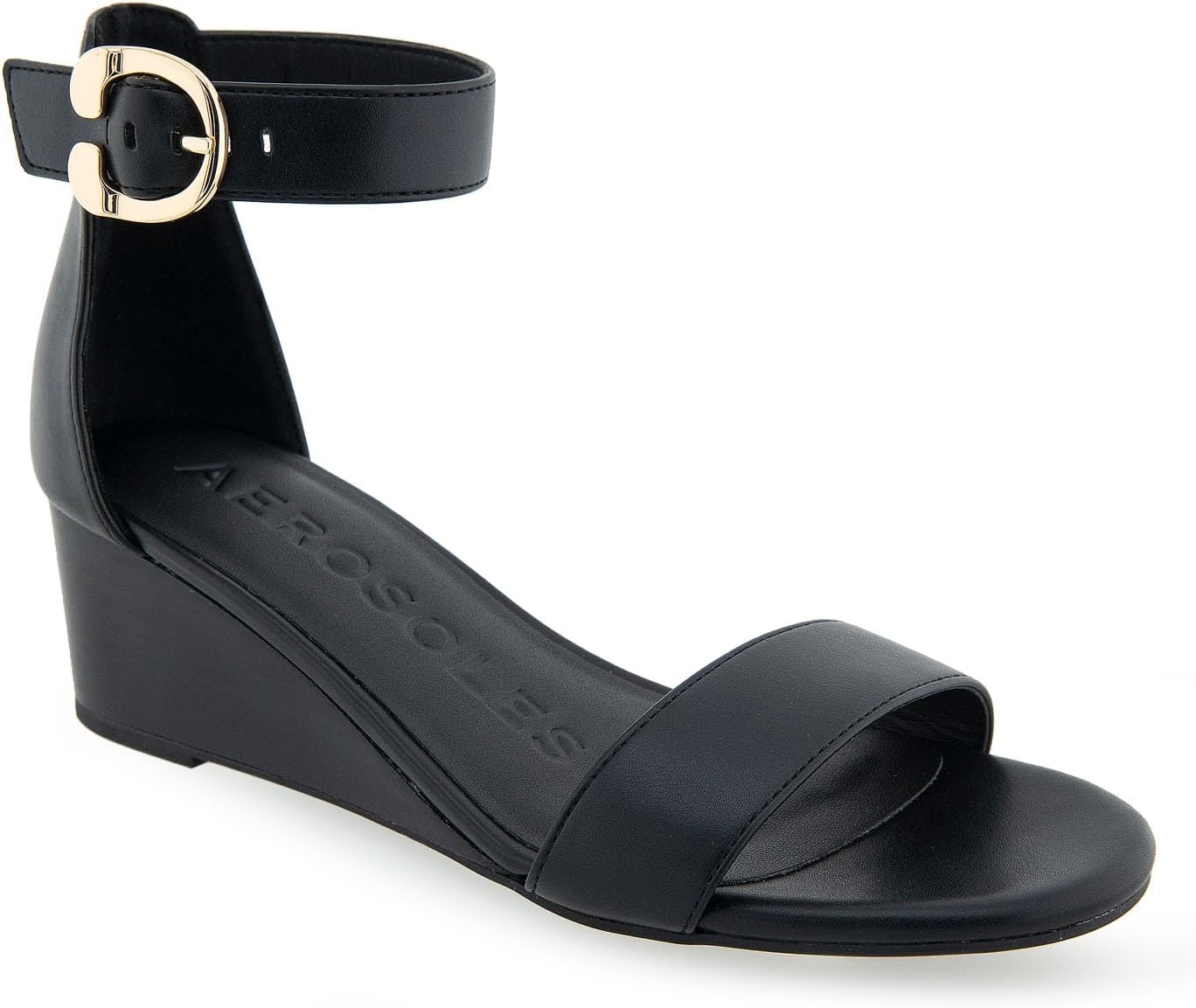 Aerosoles Women's Willis Ankle Strap Wedge Sandal