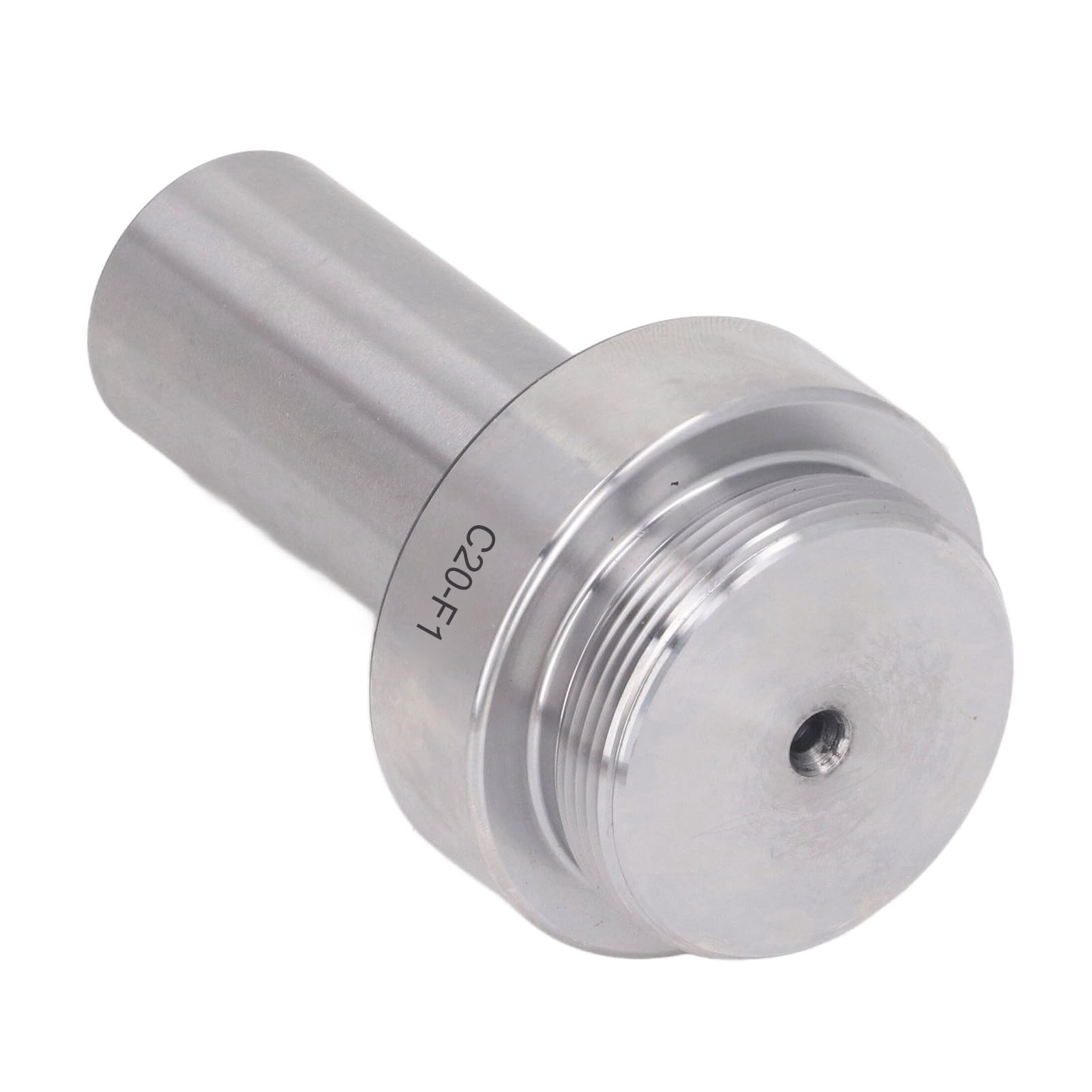 Naroote Tige de Tête d'alésage Filetée Précision 0,005 Mm C20 pour l'usinage, Inclut Boîte de Rangement, Compatible avec Tour, Fraiseuse, Rectifieuse, Perceuse, Acier à Haute Teneur en Carbone
