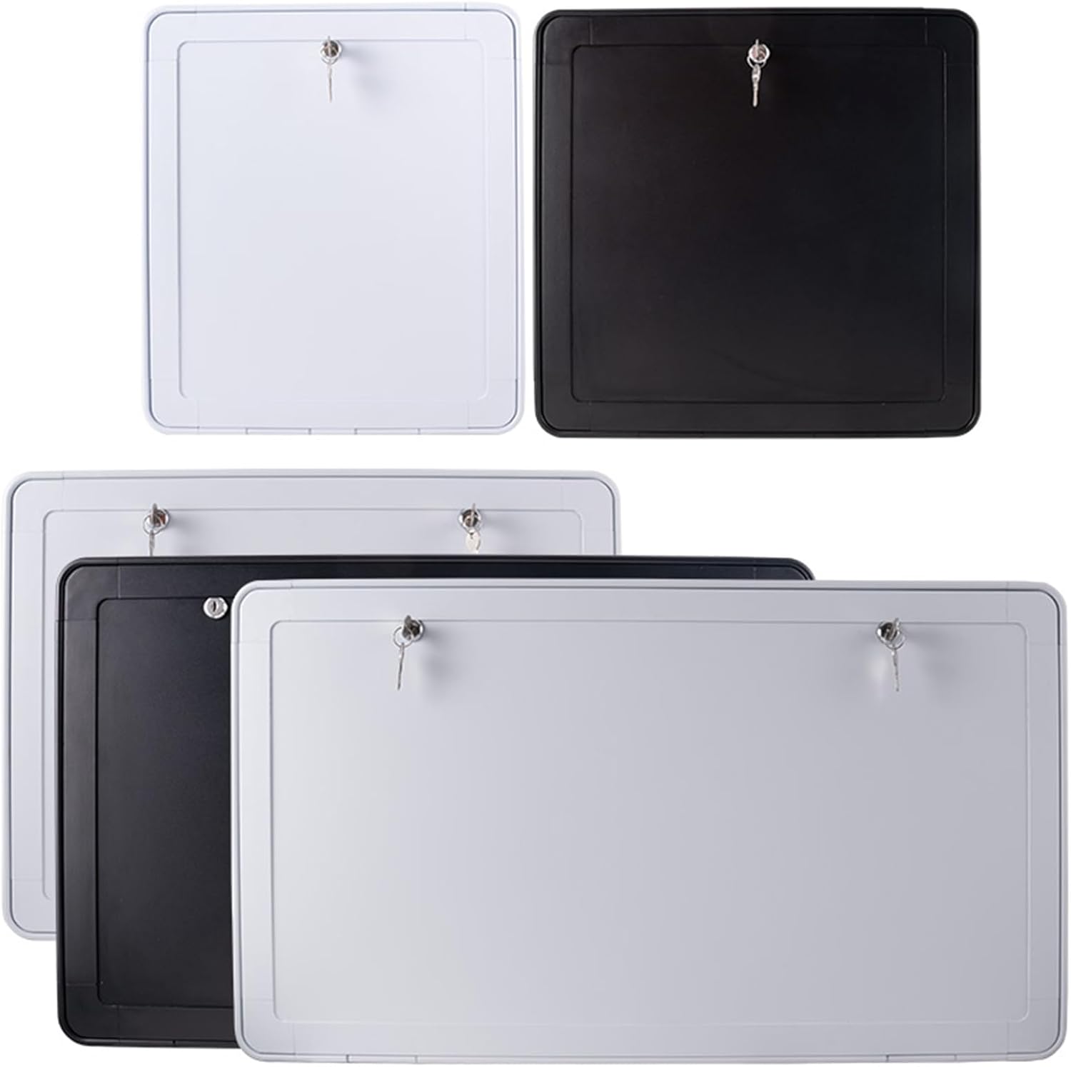 アルミニウム RV 壁掛けドロップリーフダイニングテーブル - 省スペース最大荷重55ポンド キャンピングカーやキャンピングカーに最