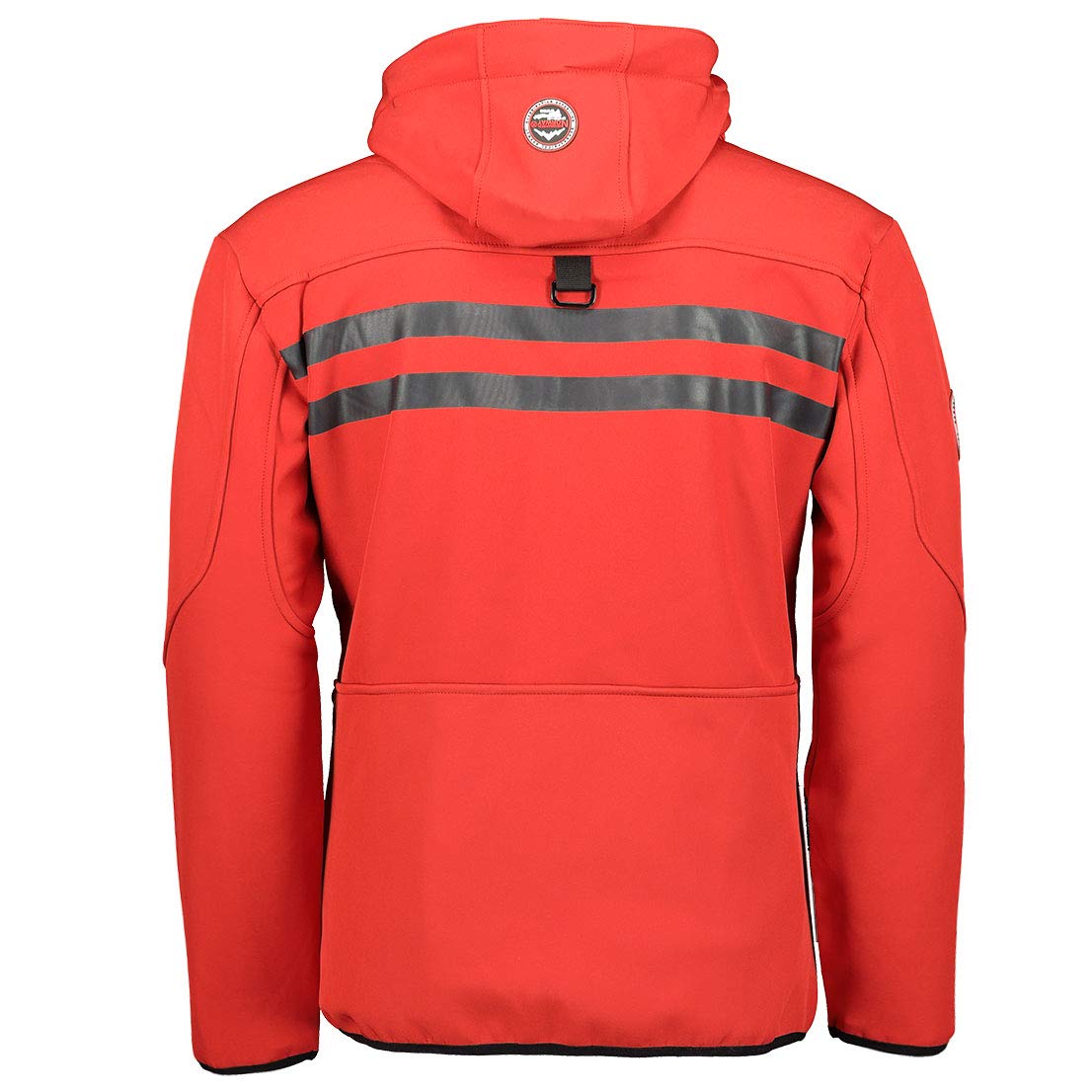 Geographical Norway Royaute Men - Kapuzen-Softshelljacke Mann Wasserdicht - Outdoor Mantel Tactical Windbreaker Widerstandsfähig - Wandern Ski Herbst Winter Frühling