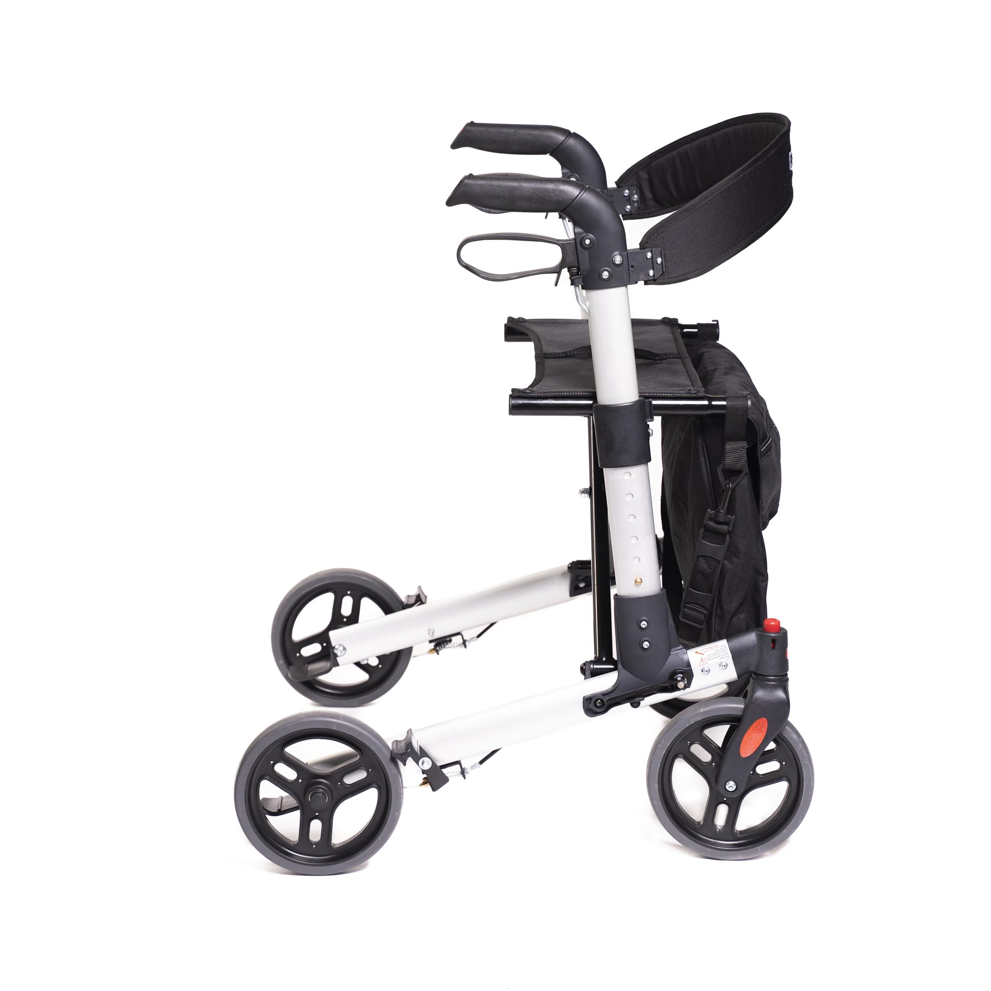 Rollator Alluminio pieghevole Deluxe: Innovazione e Sicurezza per Anziani - Il Deambulatore Pieghevole Ergonomico che Rivoluziona la Mobilità e l'Autonomia