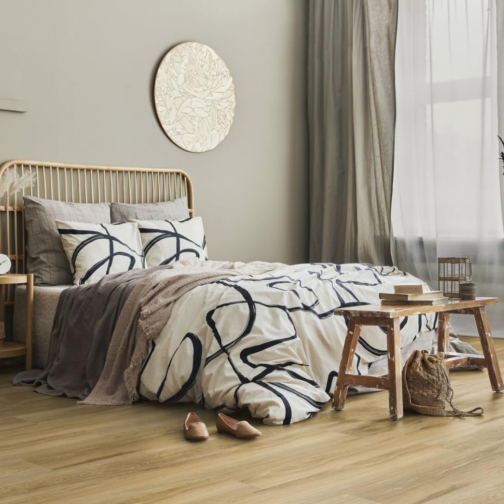 Lame clipsable sol PVC avec sous-couche effet bois authentic nature