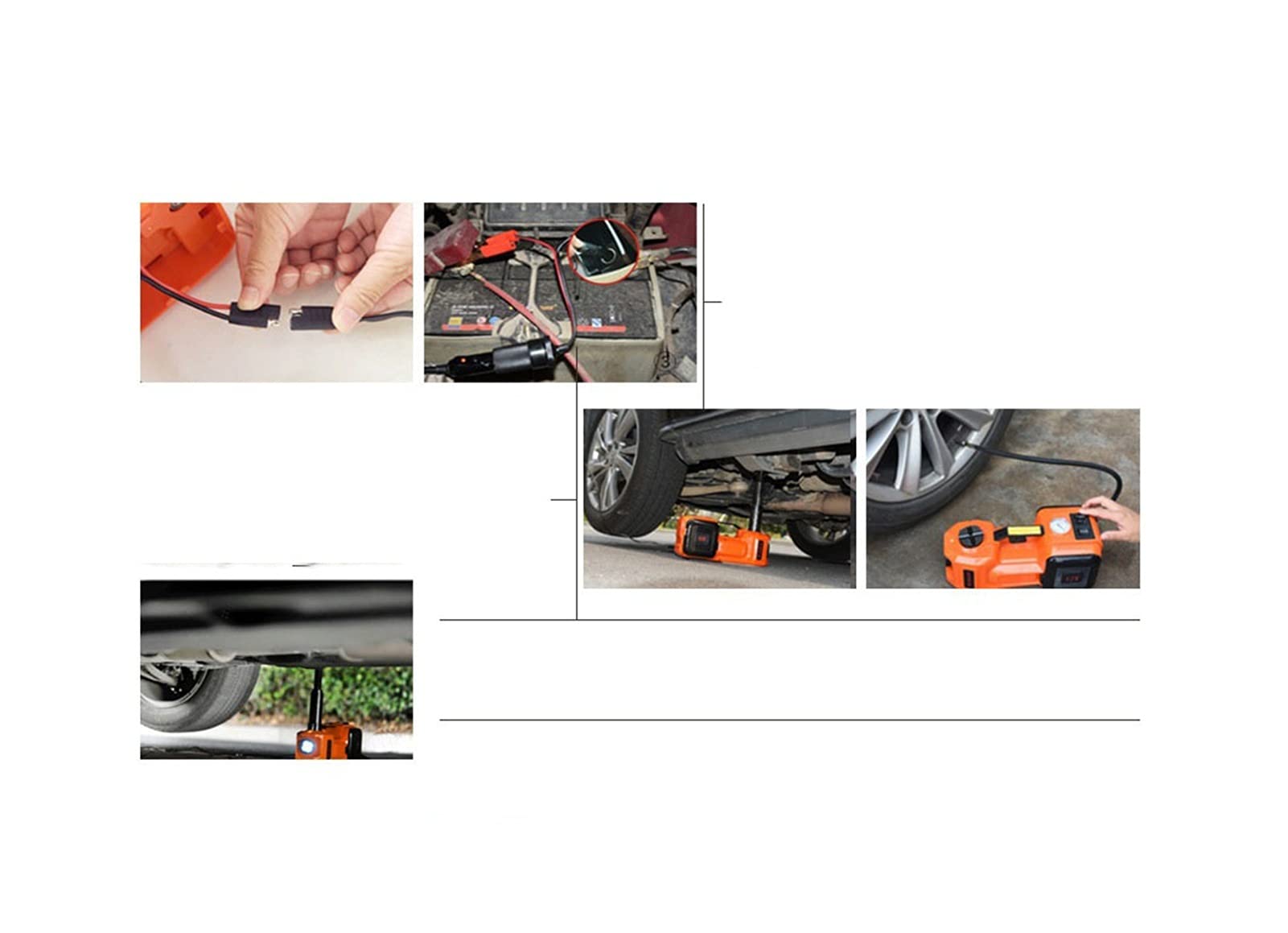 Podnośnik hydrauliczny, Elektryczny jack hydrauliczny sprzęt pojazdu 5T 12V na pokładzie narzędzie do naprawy samochodów 45cm
