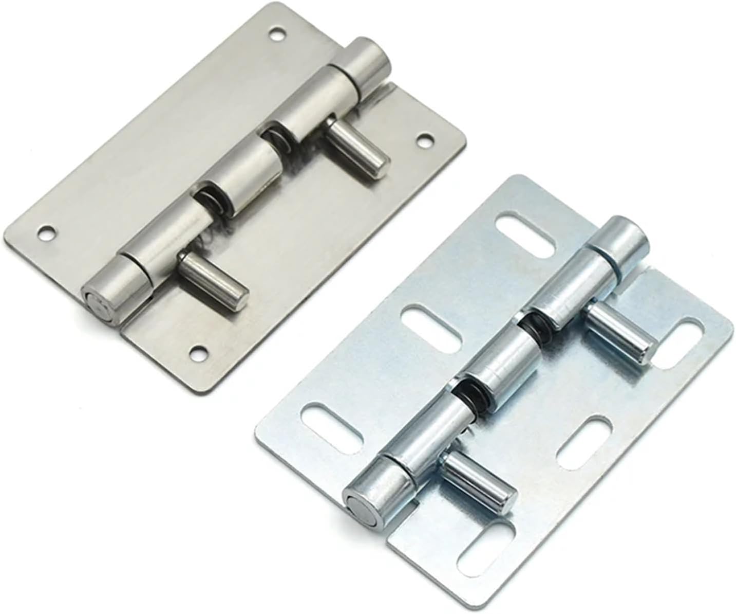 XK425 304SS Flat Adjustable Square Removable Squeeze Release Quick Disconnect Detachable Hinges with Hole 1Pcs(XK425-2WT)