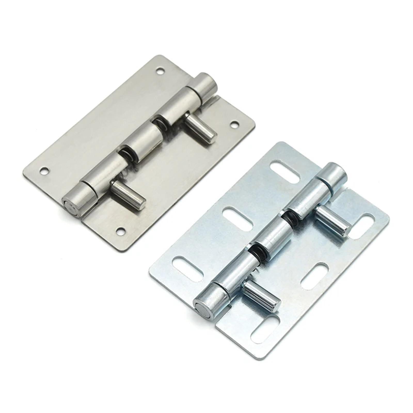 Charnière plate réglable carrée XK425 en inox 304 amovible