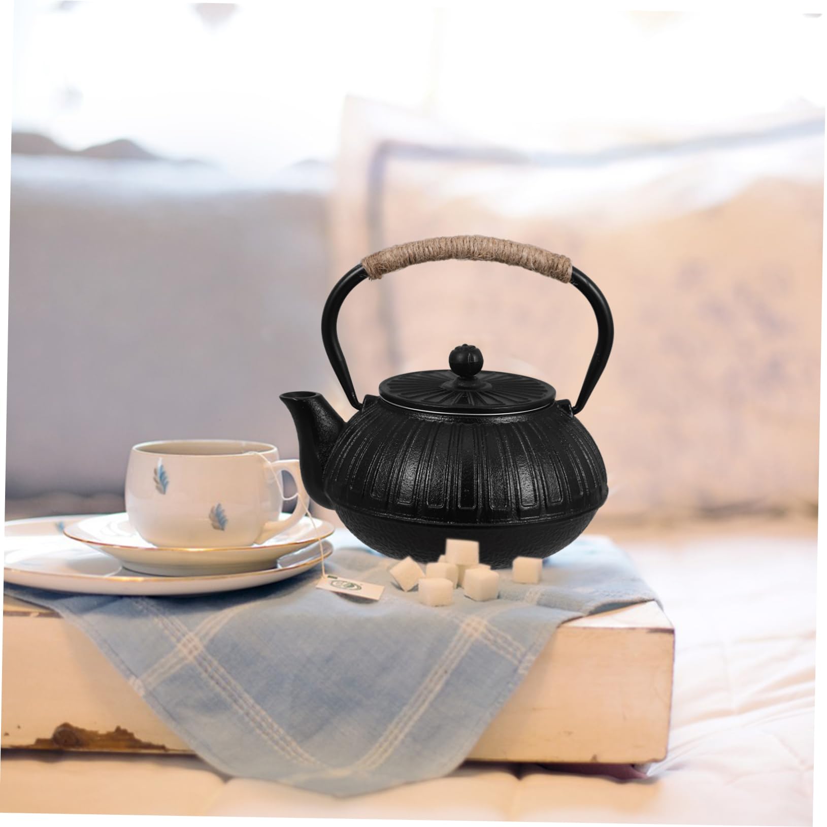Ciieeo Tetera De Hierro Fundido Estilo Tetera De Inducción Con Hervidor s Retro Para Té Grande Y China Para Restaurante Japonesa Japonesa