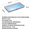 LED Blue Sky Light Ceiling Lamp, Smart Blue Sky Light, Natural Light Skylight, Simulate Daylight Rhythms, Adjustable Color Temperature, for Basement, Living Room and Hallway,300 * 600 * 80mm