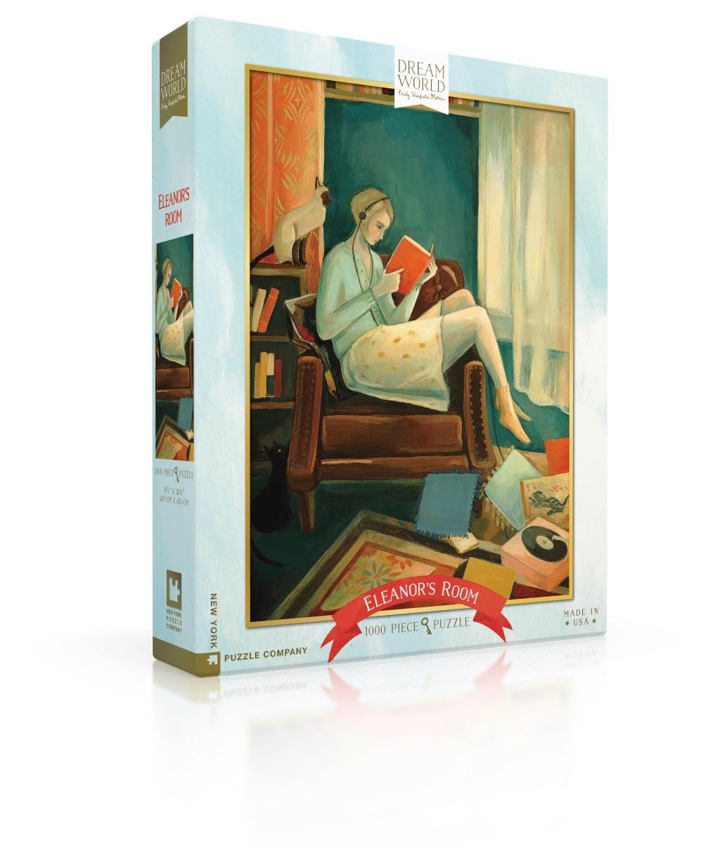 New York Puzzle Company - Dream World Eleanor's Room - 1000 Piece Jigsaw Puzzle for Family Game Nights by Emily Winfield Martin