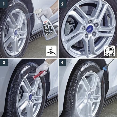 SONAX FelgenReiniger (1 Liter) säurefrei für Leichtmetall- & Stahlfelgen, entfernt schnell und einfach Bremsstaub und Straßenschmutz | Art-Nr. 04303410