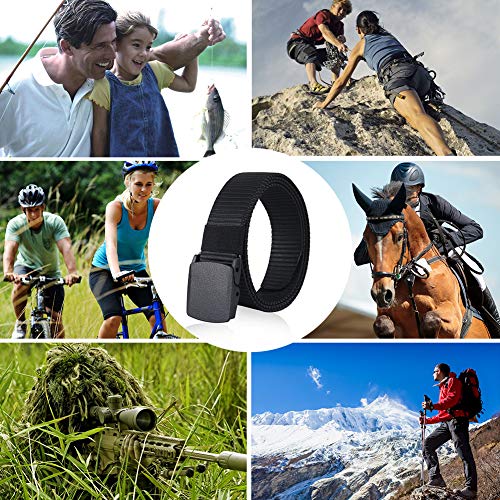 Nylon Belts for Men 1.5inch Military Tactical Belt Adjustable Slide Plastic Buckle Web Canvas Belt Outdoor2