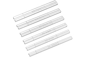 NBEADS Clear Acrylic Zipper Guides (6PCS): A Quilter's Delight for Precision Zipper...