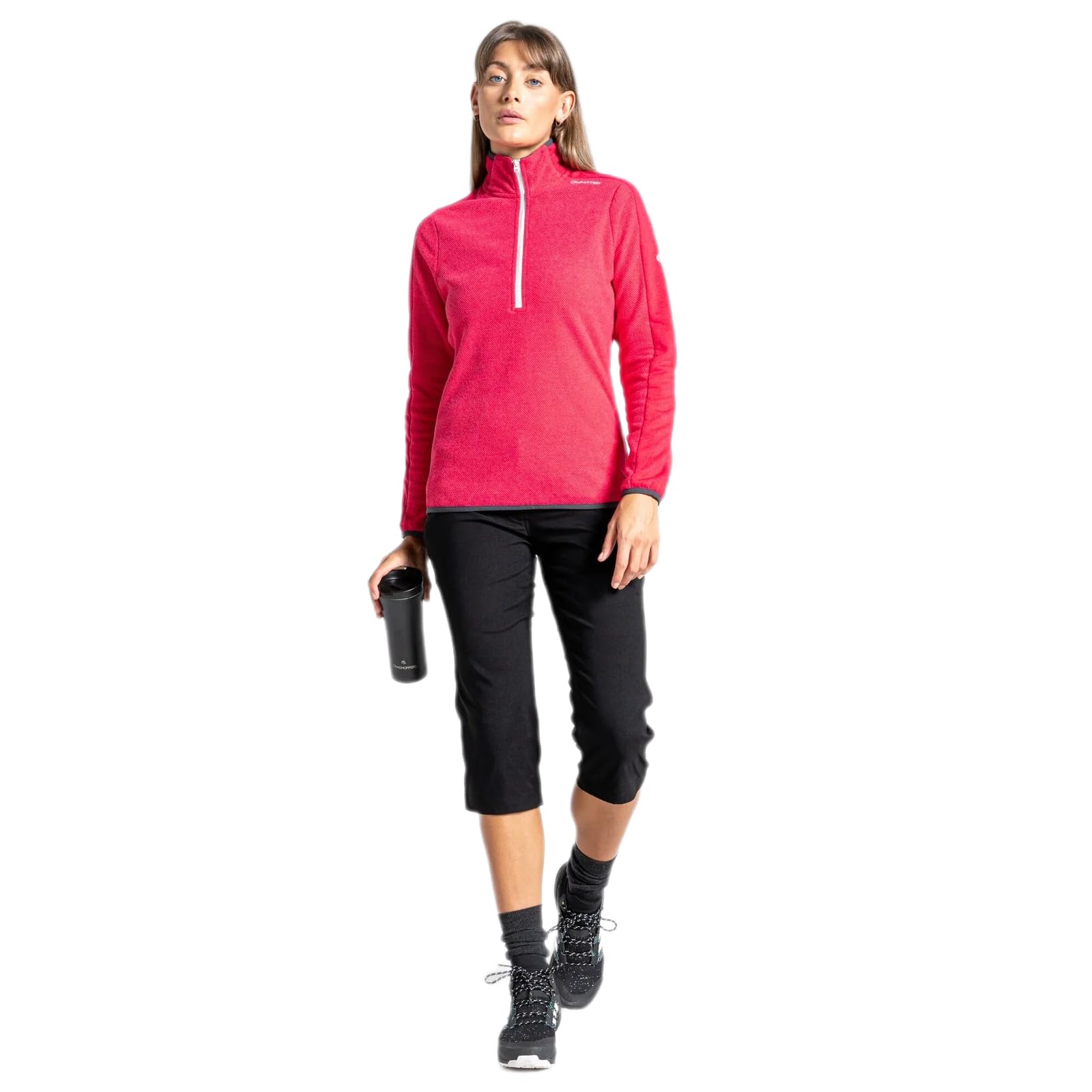 Craghoppers Kiwi Pro Crop Pantalones Cortos de Senderismo para Mujer