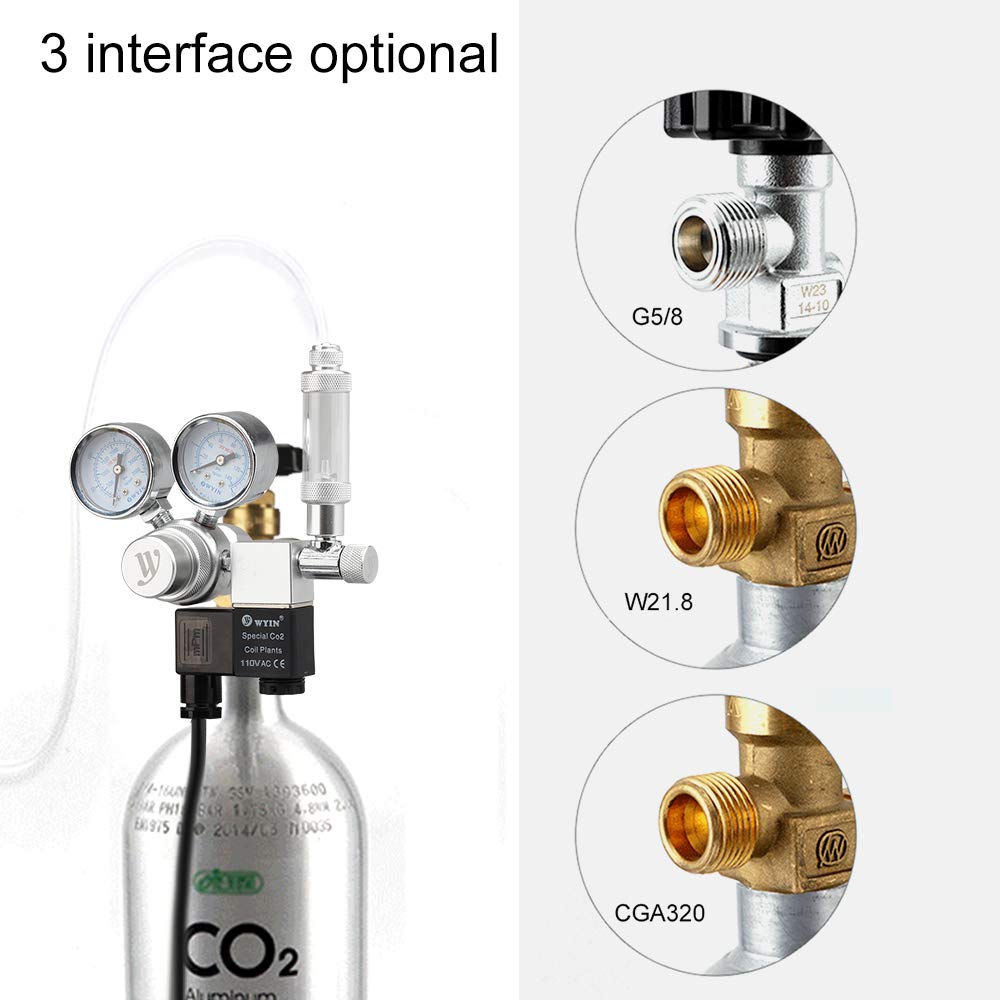 Amazon | CO2レギュレータ,12V出力電圧アクアリウムCO2レギュレーター