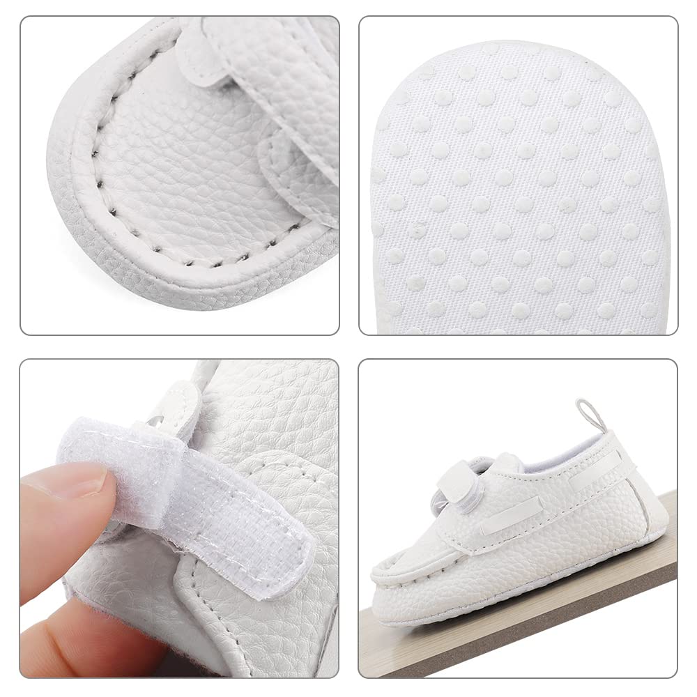 MASOCIO Scarpine Neonato Mocassini Scarpe Primi Passi Bimbo con Suole Morbide Antiscivolo