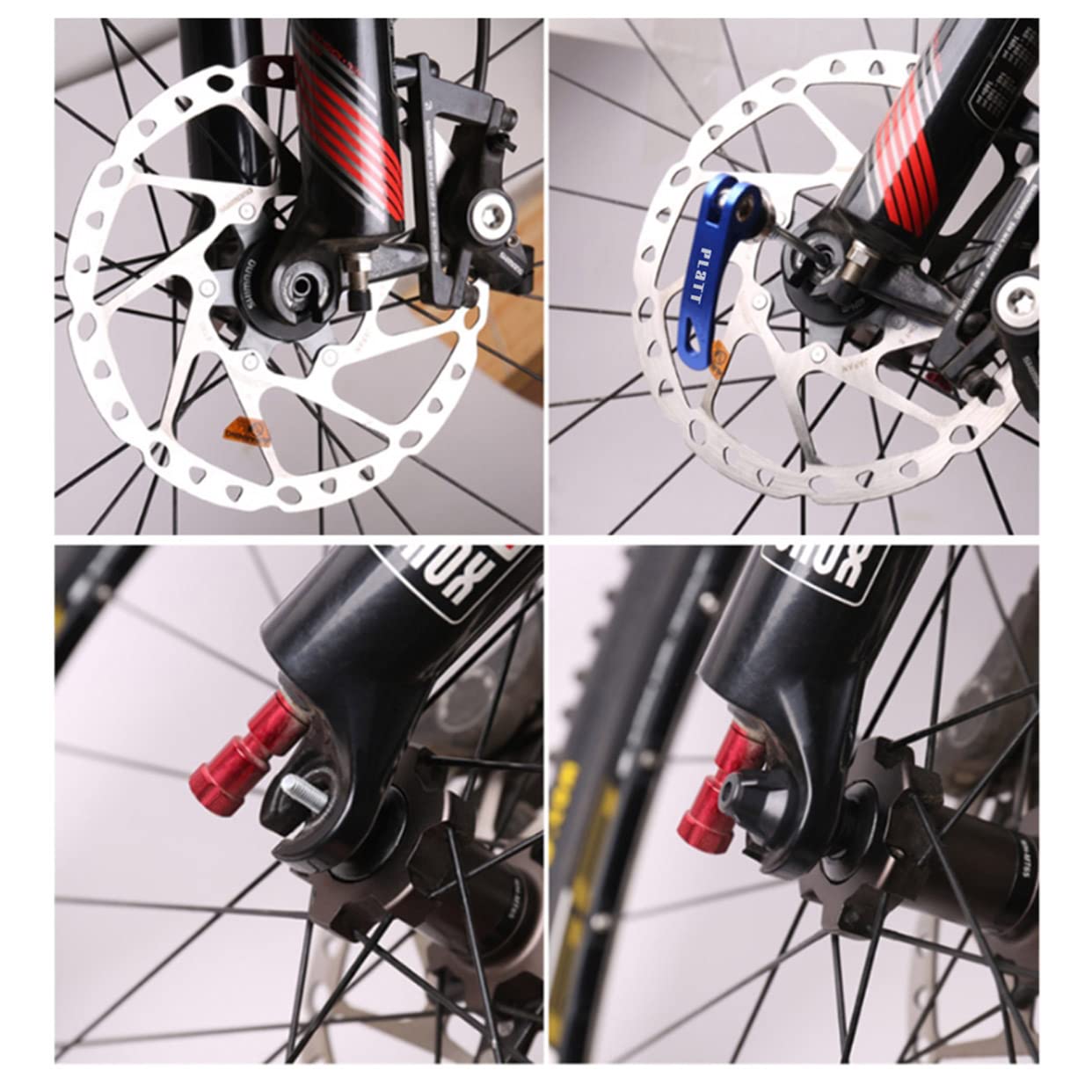 PLATTBK Sgancio Rapido MTB Rilasci Rapidi per Bicicletta Spiedini Bici Strada in Lega di Alluminio
