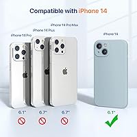 Vista 1430 de Miracase Funda diseñada para iPhone 13 Pro Max con protector de pantalla, [forro de microfibra suave antiarañazos], funda protectora de silicona