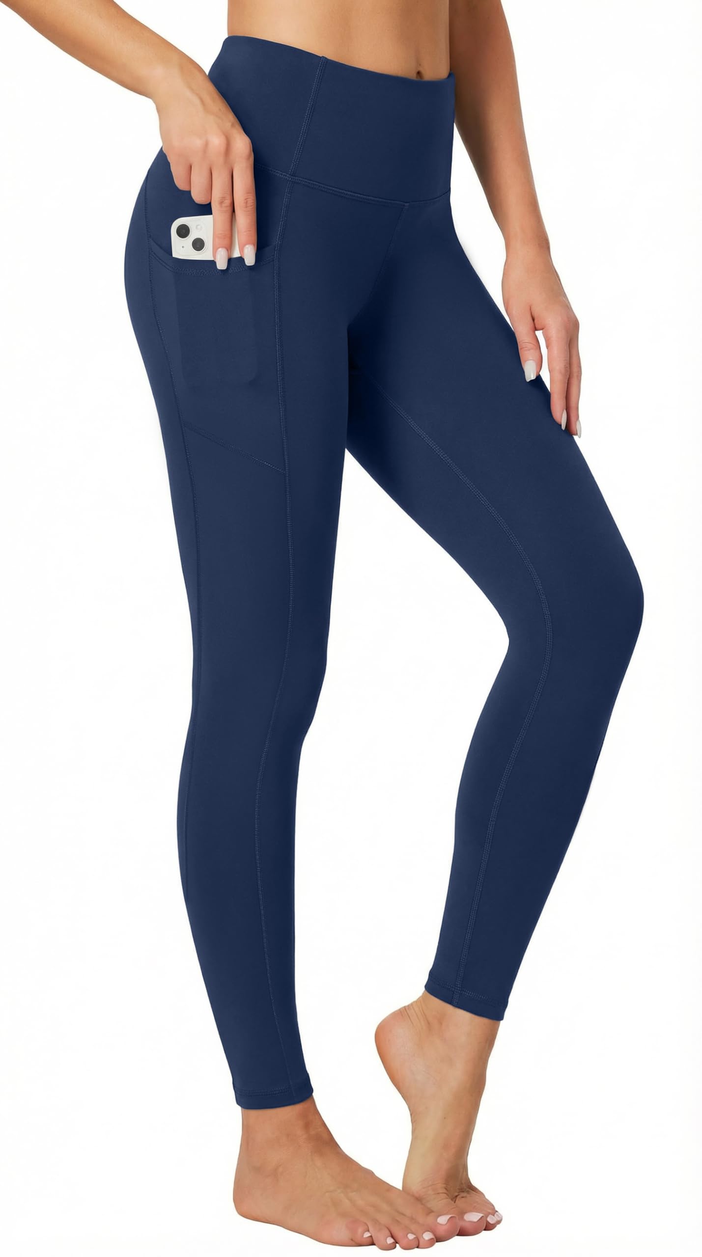 Heathyoga Leggings with Pockets for Women Tummy Control High Waisted Yoga Pants with Pockets for Women Workout Leggings