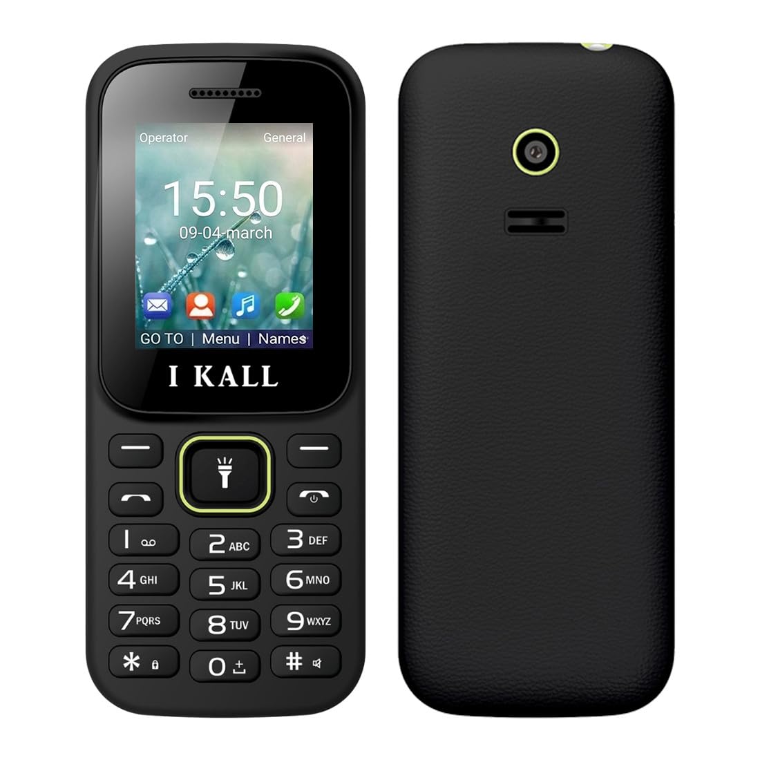 IKALL K130 Keypad Mobile Phone with 1.8" Display, 1000mAh Battery, 32MB RAM & Storage (Expandable up to 8GB), Dual SIM, Bluetooth & FM Radio, Long Battery Backup (Black)-image-25