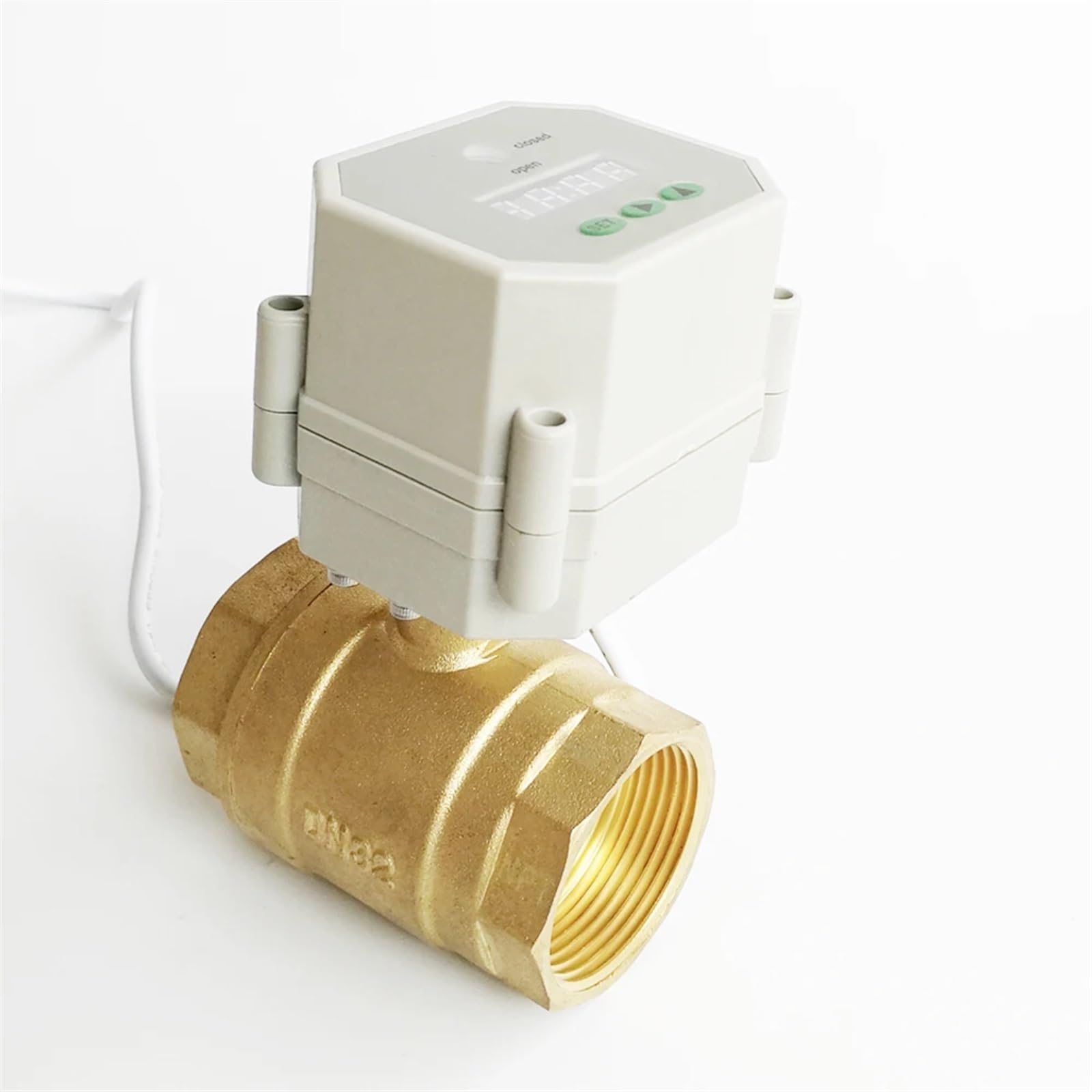 Vannes de régulation de minuterie en laiton 2 voies AC 110V-230V DN32 1-1/4