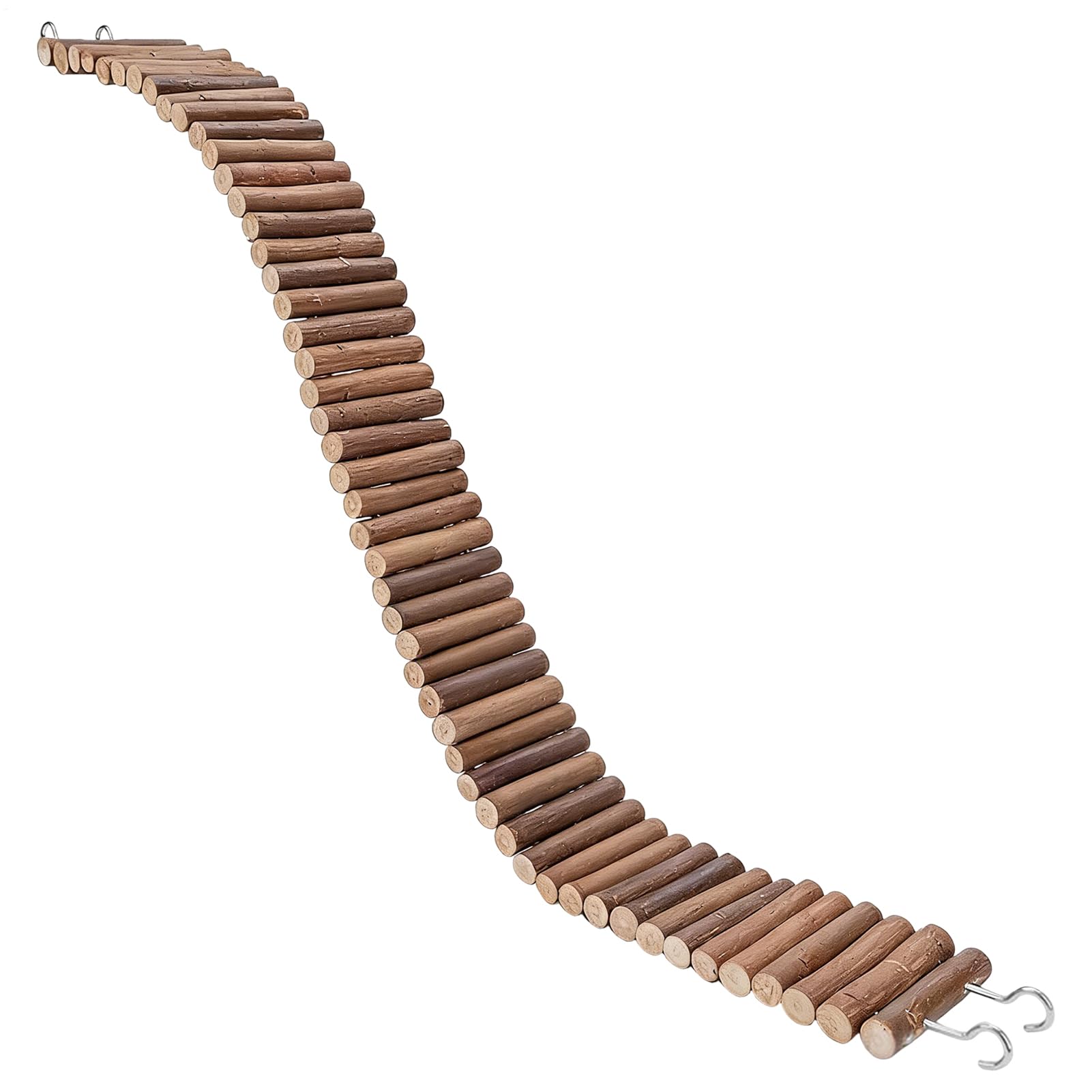 Hamster Ladder | Hamster Climbing Toys - Wooden Ladder Bridge Small Animal Cage Enrichment Accessories For Mouse, Chinchilla, Sugar Glider, Gerbil & Chipmunk