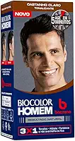 Biocolor Homem Tonalizante De Cabelo Masculino Bozzano Castanho Claro