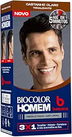 Biocolor Homem Tonalizante De Cabelo Masculino Bozzano Castanho Claro