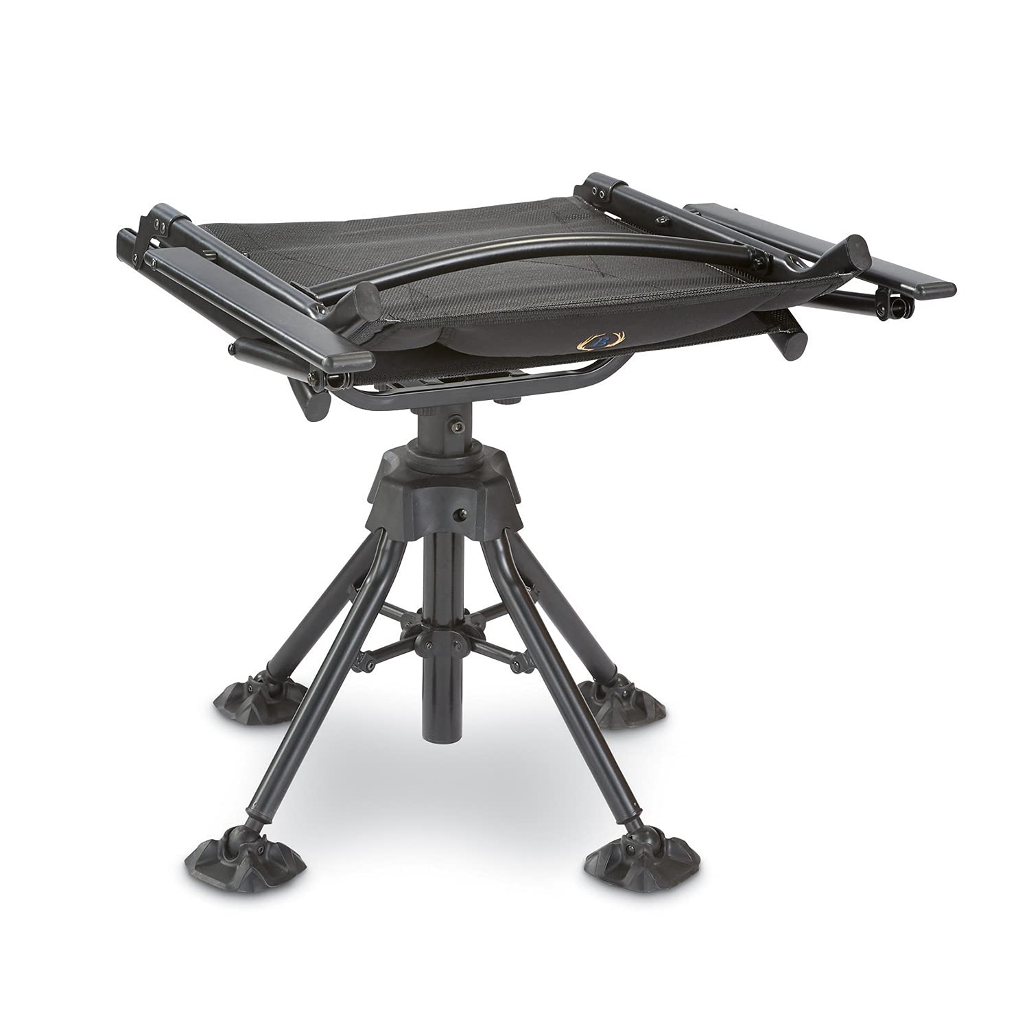 Bolderton 360º Swivel Hunting Blind Chair with Armrests, 300 lbs