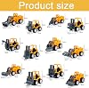 12 Pieces Mini Building Excavator, Cute Construction Vehicles, Little Truck Cars Toy Engineering Vehicles Set, Suitable Decoration birthday gift toy ornament
