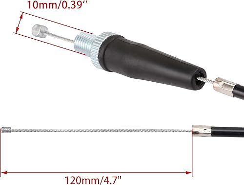 Miniatura 2 de WOOSTAR Cable de embrague de 38.2 pulgadas con ajustador de repuesto para Apollo RFZ 125cc 70cc 90cc 110cc Dirt Pit Bike