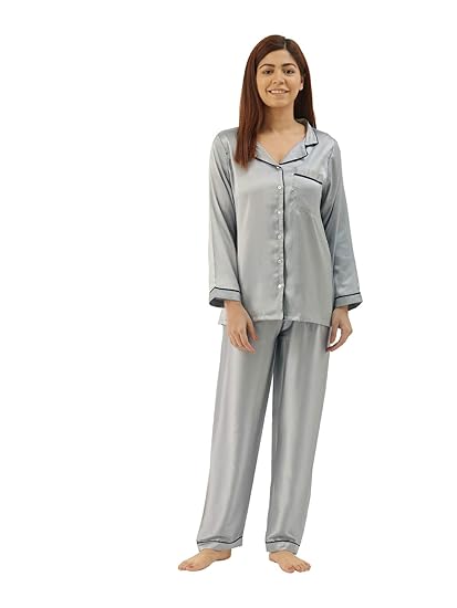 Satin night suits for ladies Clearance