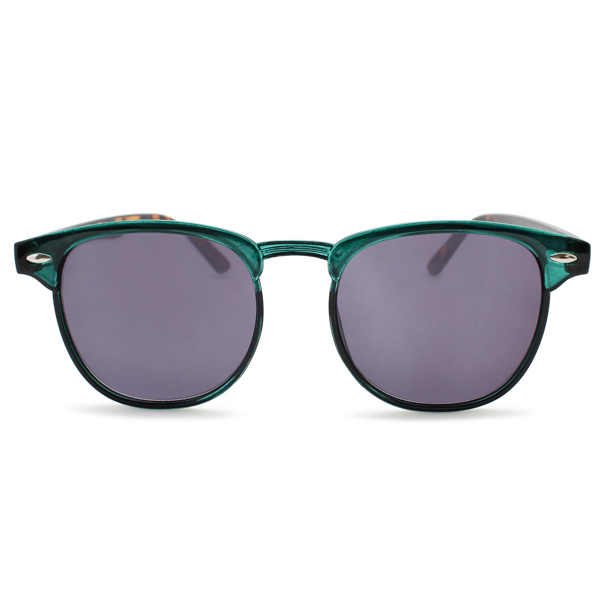 2SeeLife Full Lens Reading Sunglasses | Green, 1.25