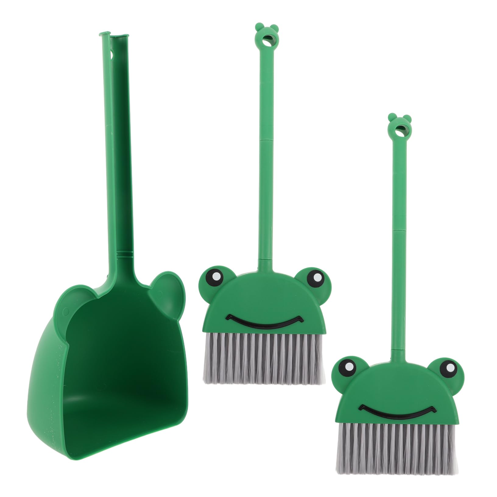 KICHOUSE 1Set Cleaning Set Lightweight Cartoon Broom and Dustpan for Home and Kindergarten Encourages Independence Suitable for Indoor and Outdoor Use