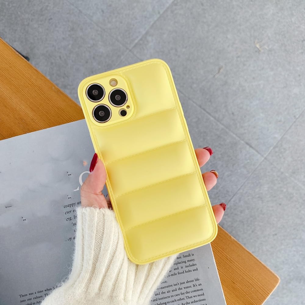 Coque iPhone 13 silicone jaune housse de protection iPhone 12 14 X XR