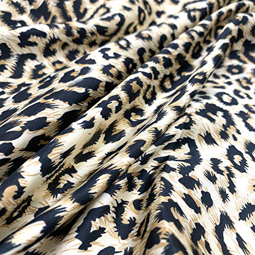 Your Smile Silk Like Leopard Print Scarf Women's Fashion Pattern Large Square Satin Headscarf Head Dress #TOP3