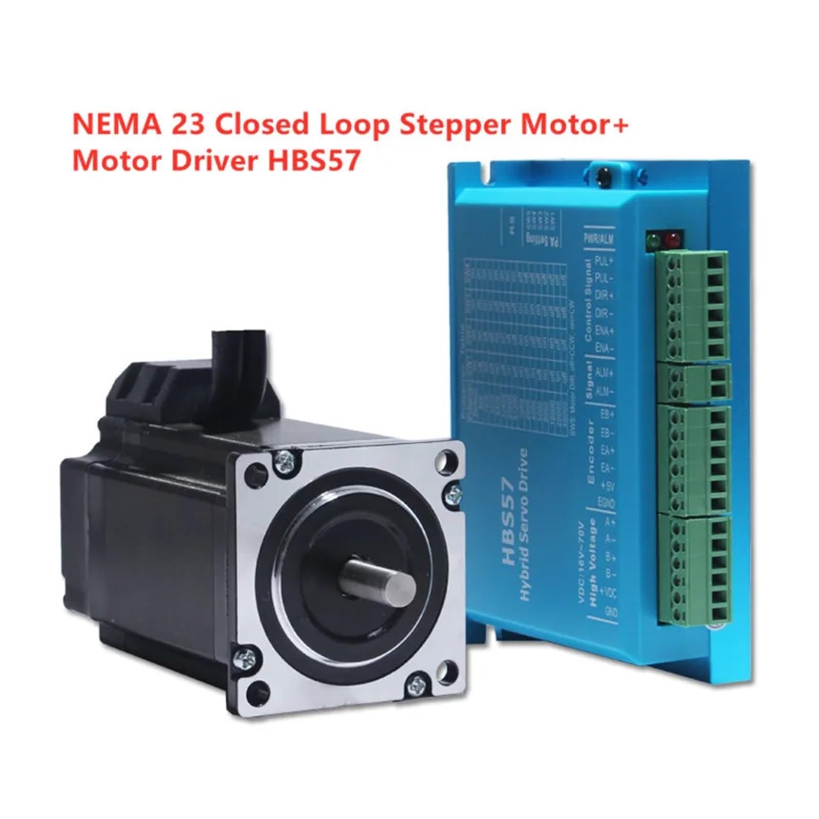 3Nm NEMA 23 closed loop stepper electronic starter 425oz.in 57 easy servo electronic starter with stepper electronic starter driver HBS56 EKFBQBGW