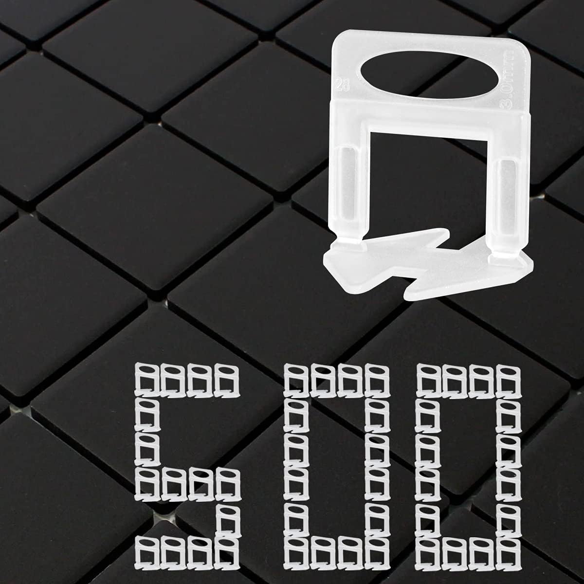 GenericBrands 18 Tile Leveling System Clips 500 pcs DIY Tiles Leveler