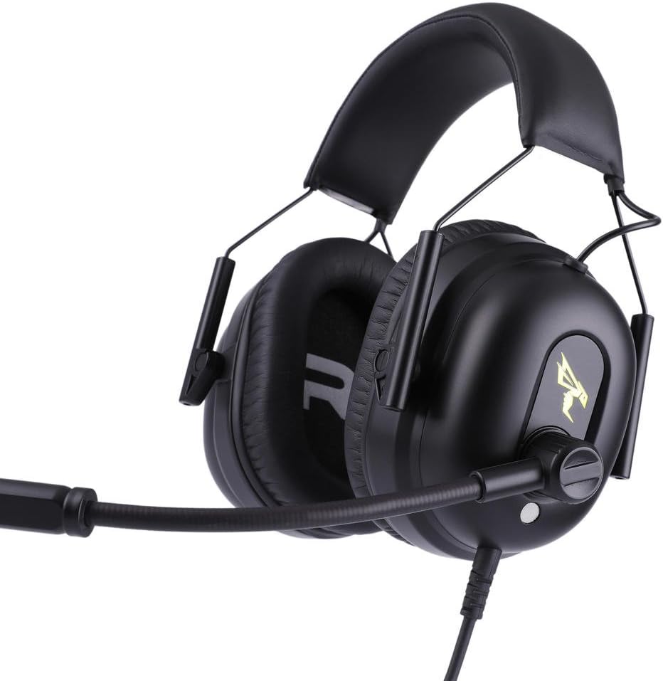 SOMIC G936 Commander Gaming Headset: 7.1 Virtual 50mm Surround Sound ENC Noise Cancelling Ergonomics Design PUBG/LOL/CF/Video Mode