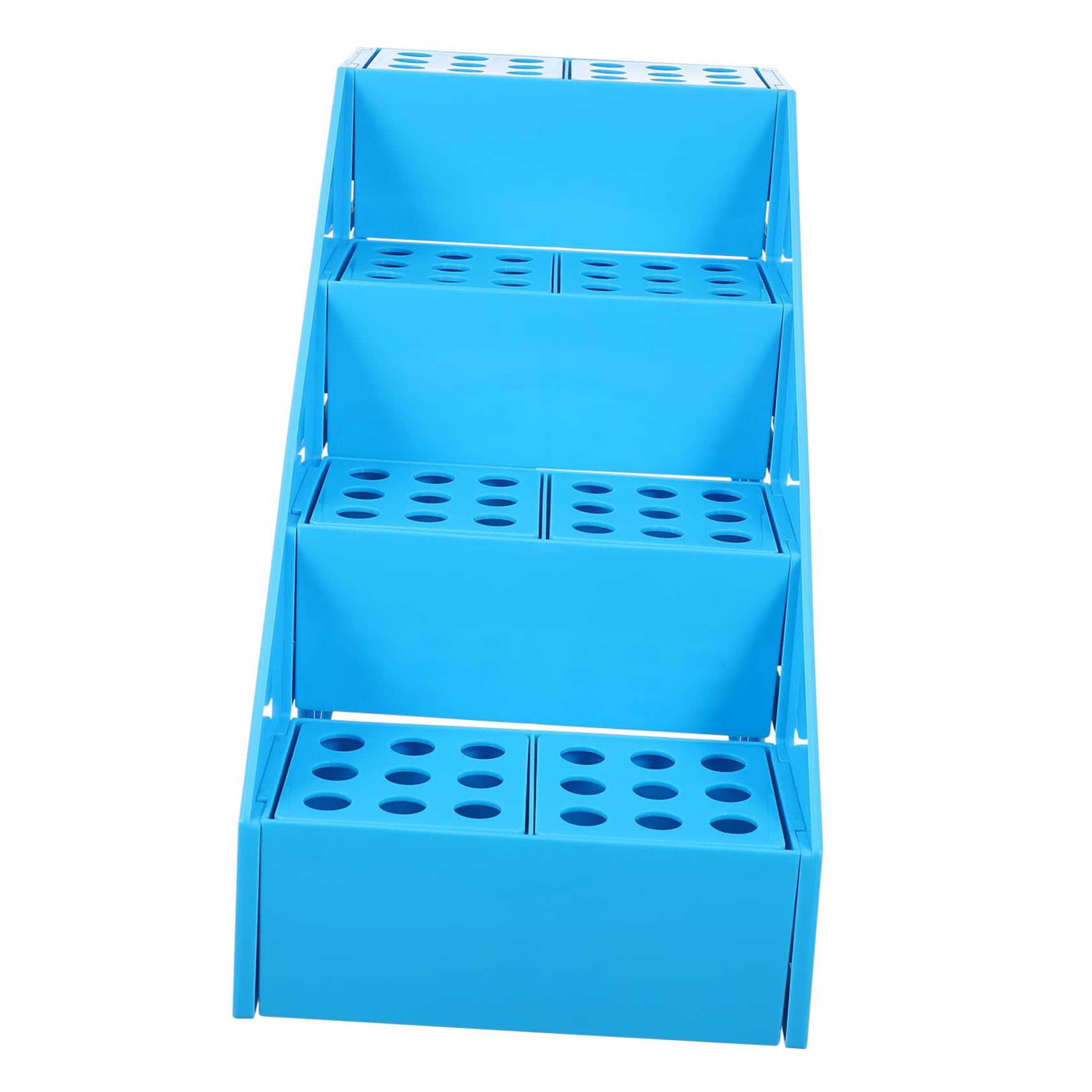 FUNOMOCYA Test Tube Holder Stand Capacity Detachable Plastic for Home School Labs