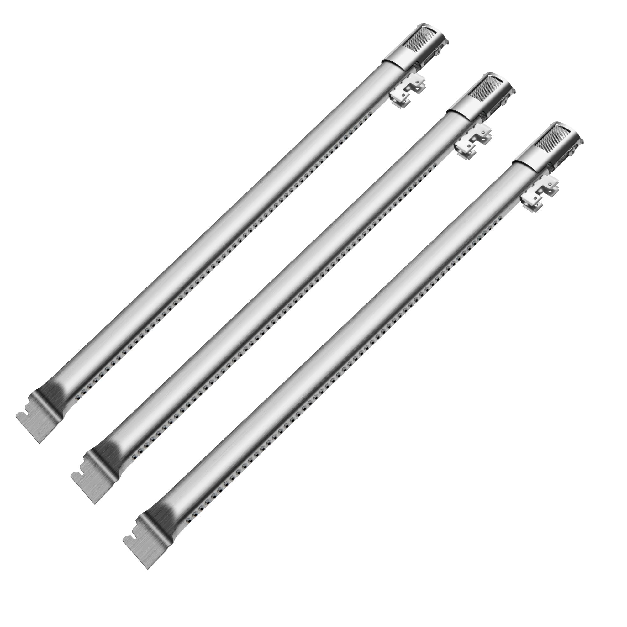 19.4" grill burner for weber genesis ii/lx 300 series, genesis ii e310, ii e315, ii e335 (2017 and newer) gas grills, grill replacement parts for weber 67489 67490 67491, 3 burner