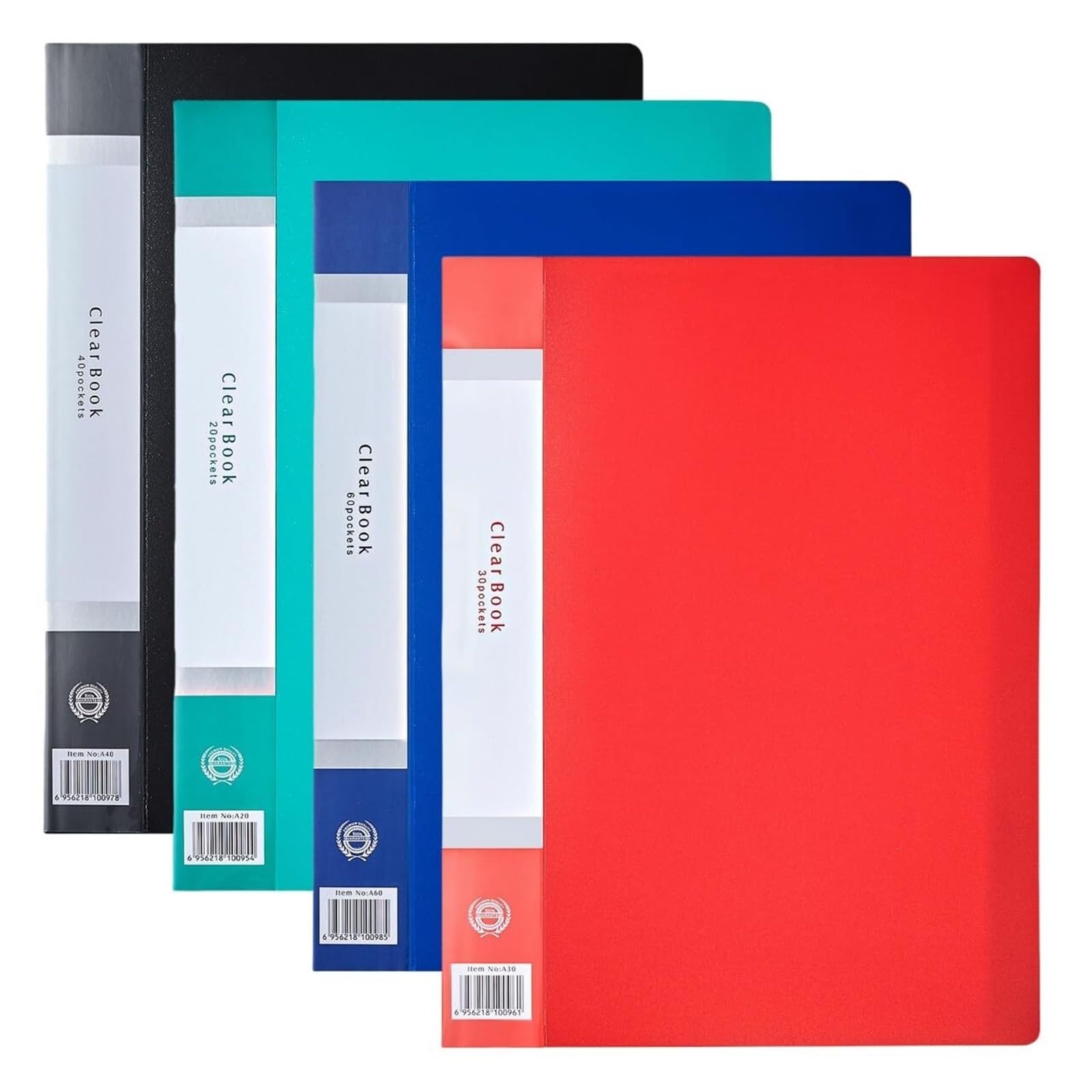 carpeta Carpeta de 40 bolsillos con fundas de plástico