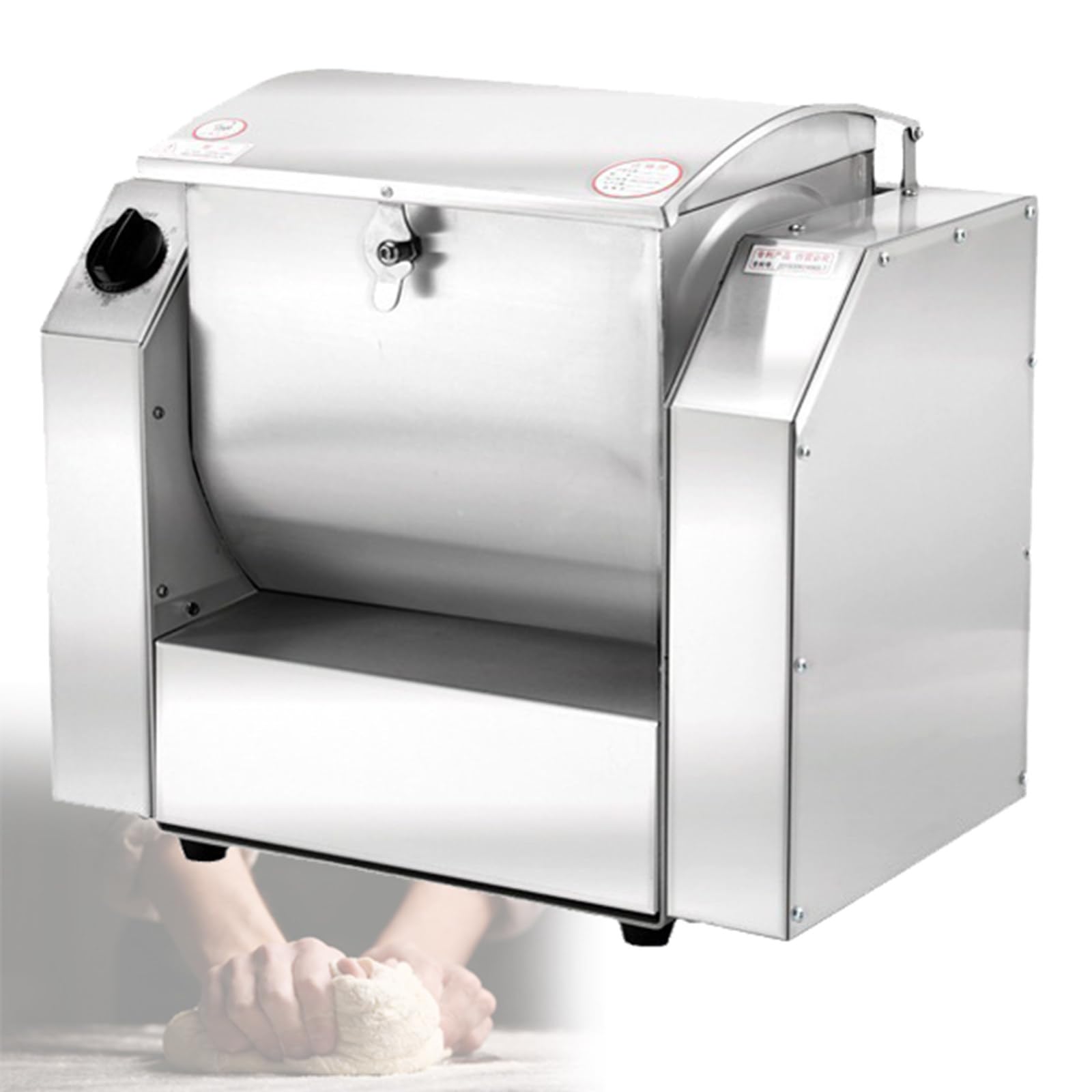 GLJTUO mixers for baking Dough Mixer 3kg Electric Kitchen Dough Kneading Mixer Machine, Bread Machine 30kg/h, Heavy Duty Commercial Flour-Mixing Machine, Kitchen Food Mixer for